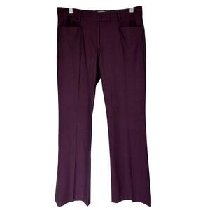 Gap Modern Boot Purple Iridescent Career Mid Rise Dress Pants Size 4R